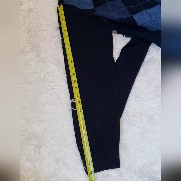 Dockers Classic Blue Men's Sweater Plaid Pattern size Large - Picture 5 of 5